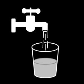 llenar vaso con agua Dibujo para colorear llenar vaso con agua