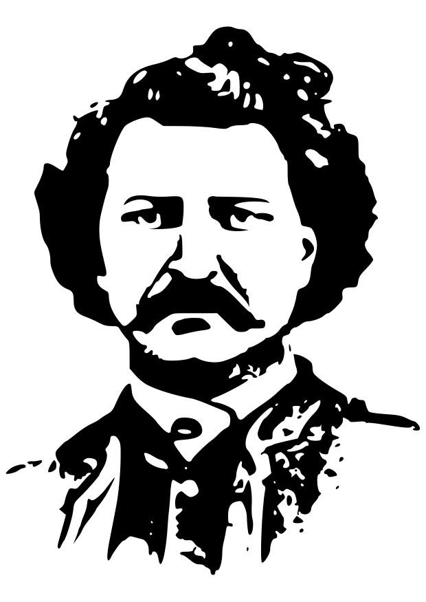 louis david riel Dibujo para colorear louis david riel