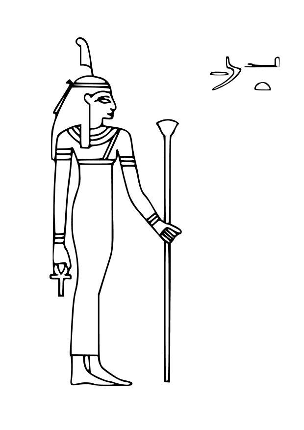 maat Dibujo para colorear maat