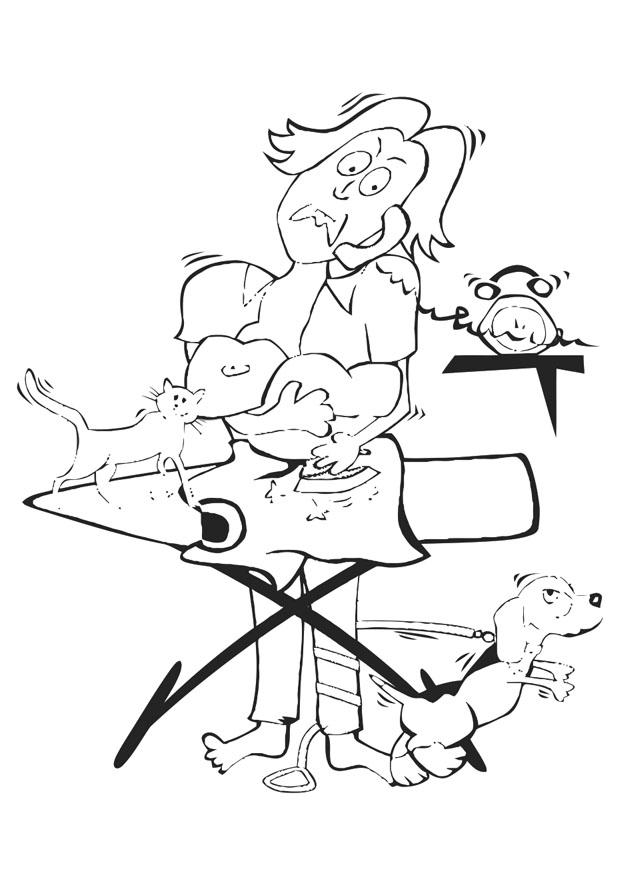 madre Dibujo para colorear madre
