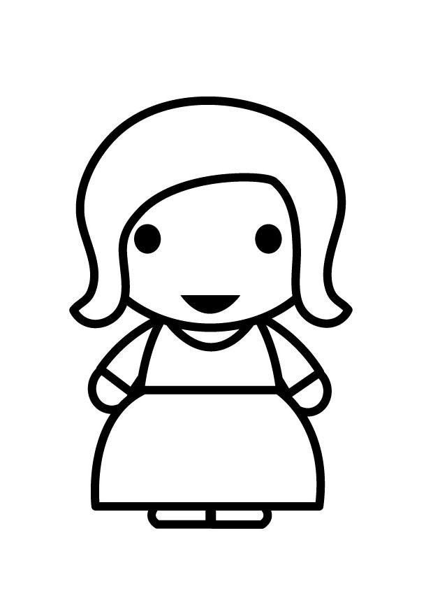 Dibujo para colorear mamA¡
