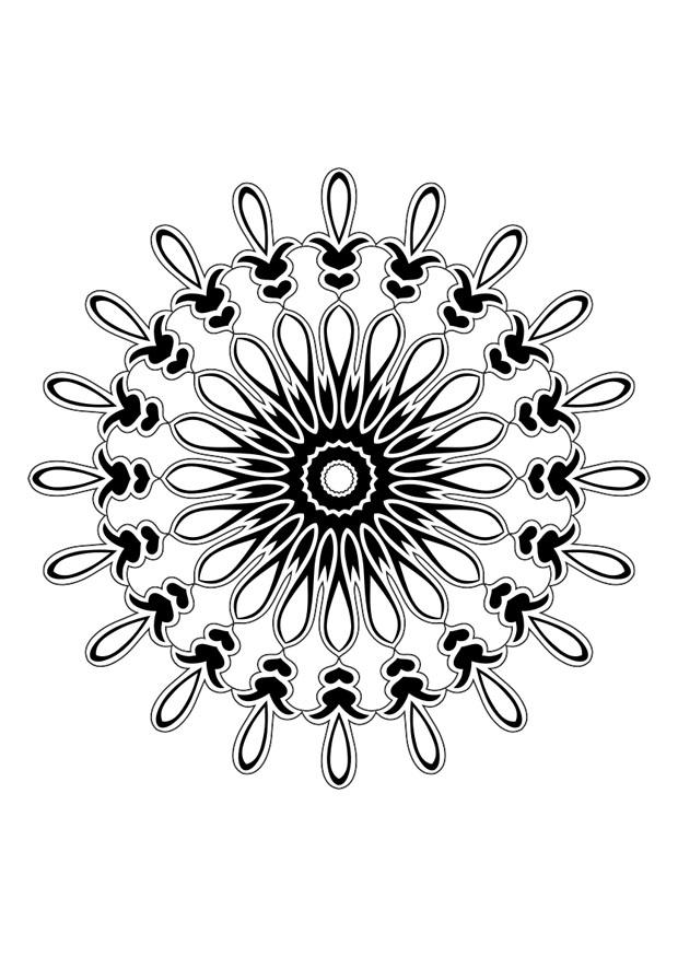 mandala Dibujo para colorear mandala
