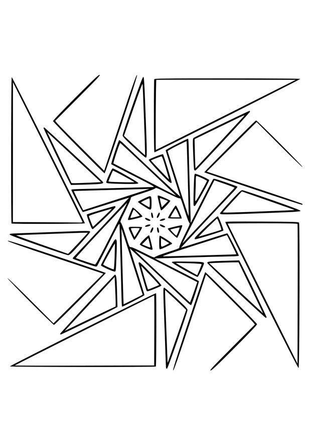 mandala11 Dibujo para colorear mandala11
