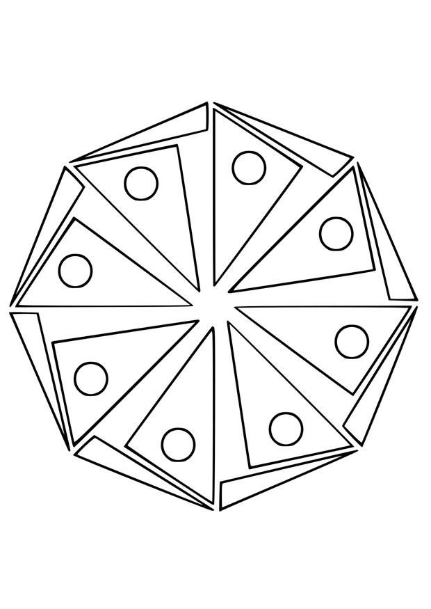 mandala18 Dibujo para colorear mandala18