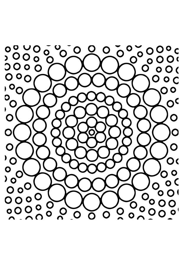 mandala19 Dibujo para colorear mandala19