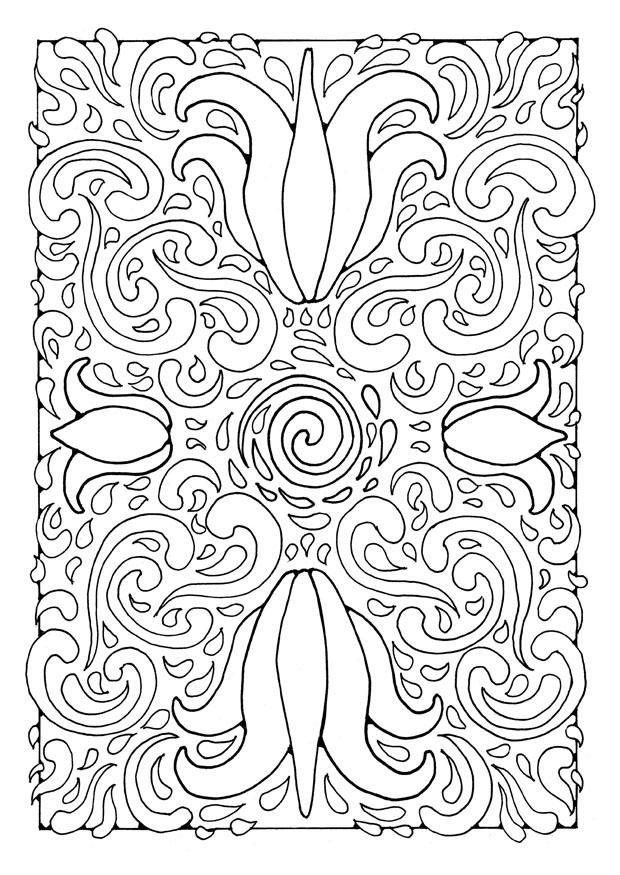 mandala1a Dibujo para colorear mandala1a
