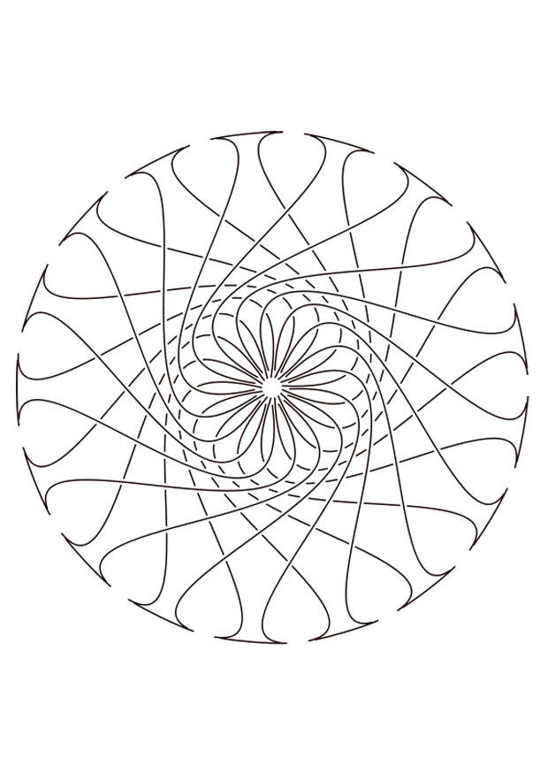 Dibujo para colorear mandala29