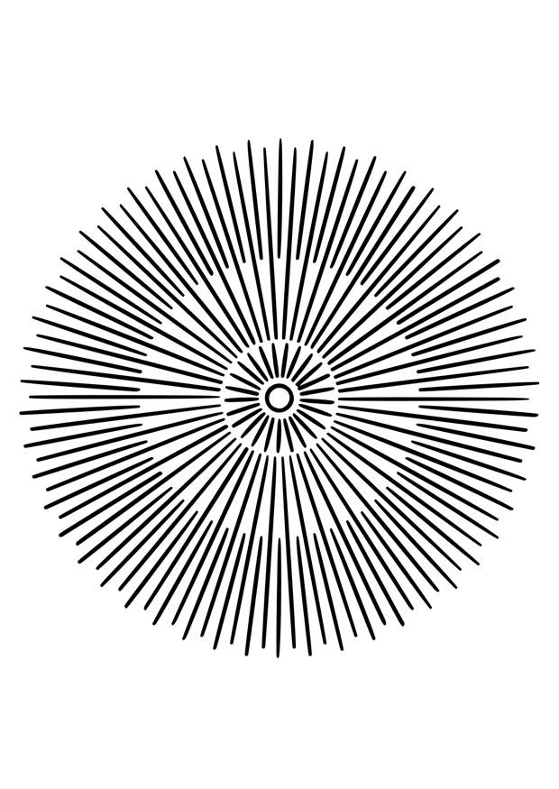 mandala3 Dibujo para colorear mandala3