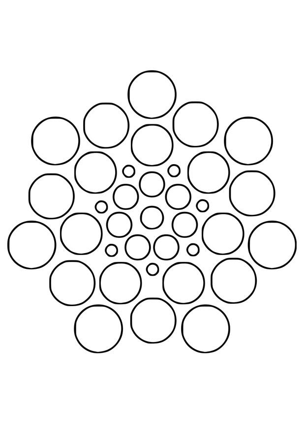 Dibujo para colorear mandala5