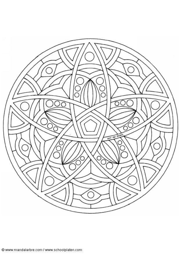 mandalaz3 Dibujo para colorear mandalaz3