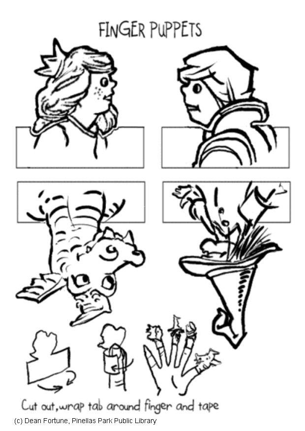 Manualidades munecos de dedo