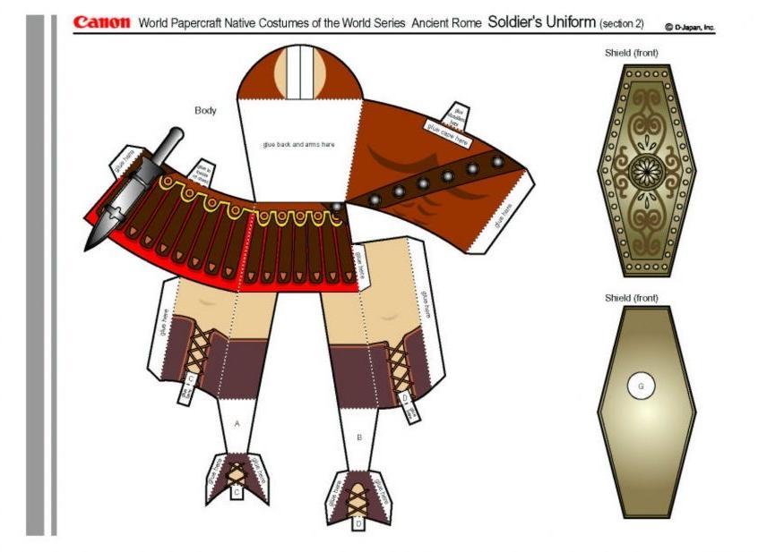 Manualidades soldado romano, parte 2