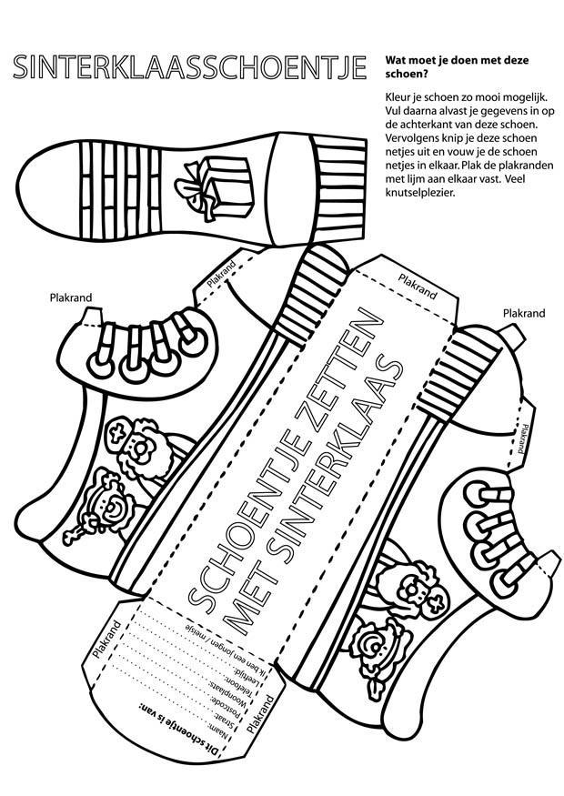Manualidades zapatito de san nicolA¡s
