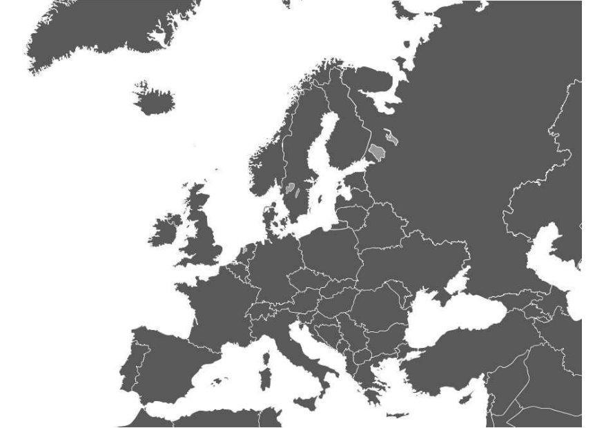 mapa de europa Dibujo para colorear mapa de europa