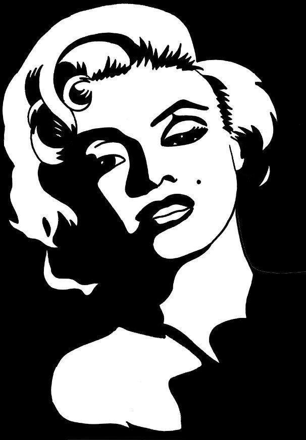 marilyn monroe Dibujo para colorear marilyn monroe