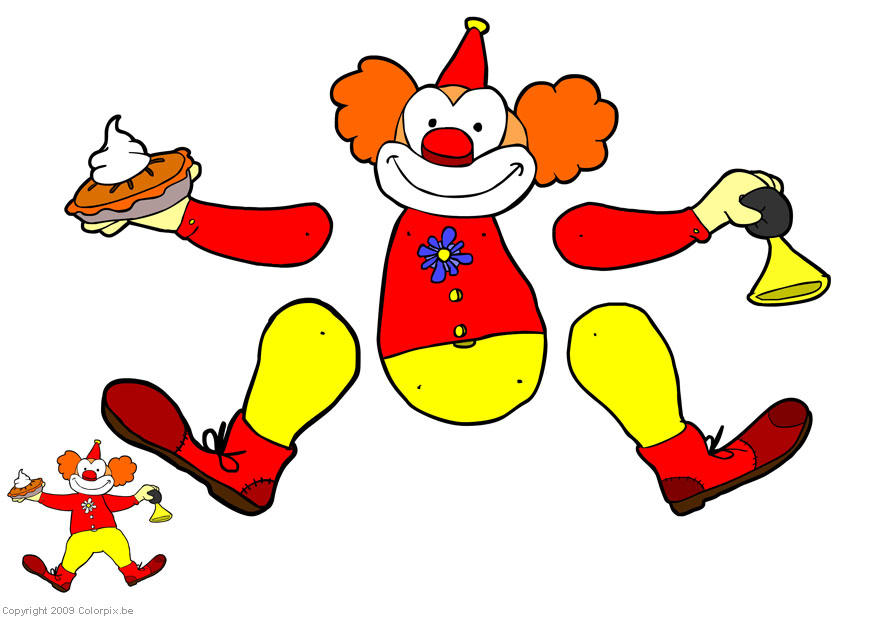 Manualidades marioneta de payaso