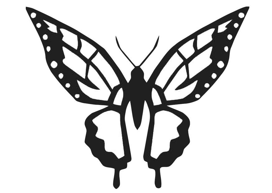 mariposa Dibujo para colorear mariposa