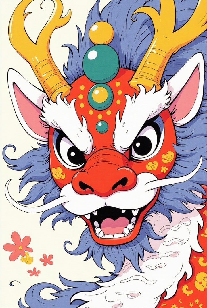 mA¡scara de dragA³n de china Imagen mA¡scara de dragA³n de china