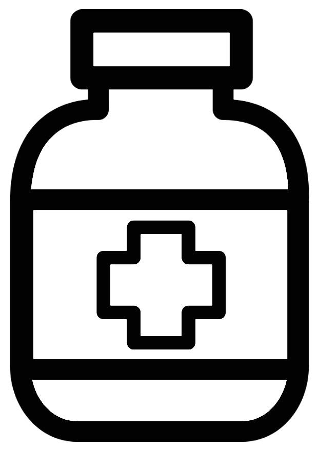 medicina Dibujo para colorear medicina