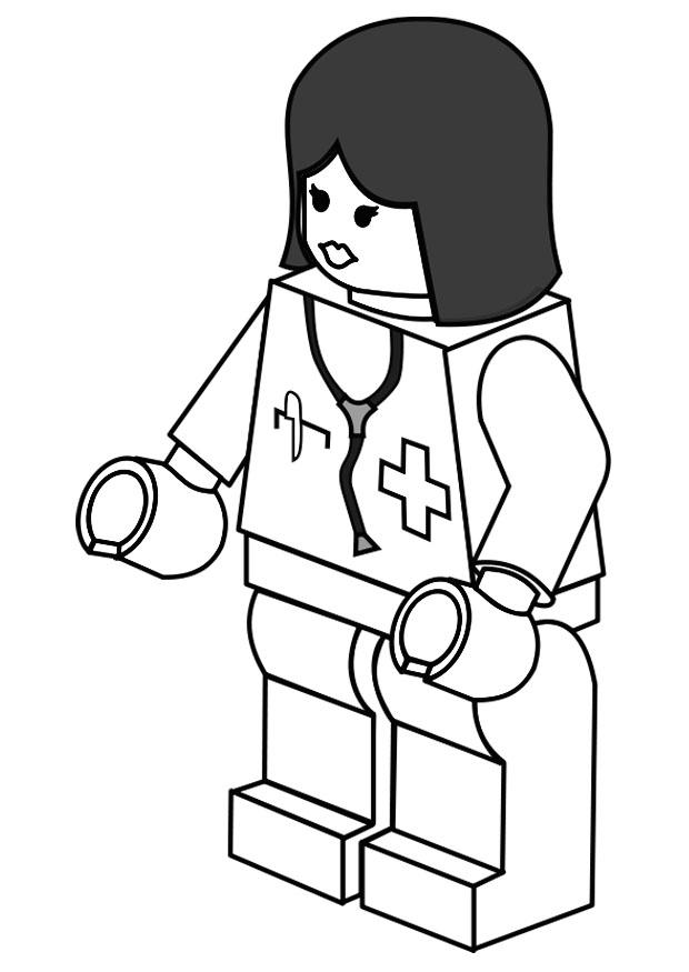 Dibujo para colorear mA©dico