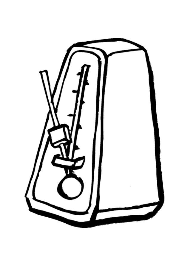 metrA³nomo Dibujo para colorear metrA³nomo