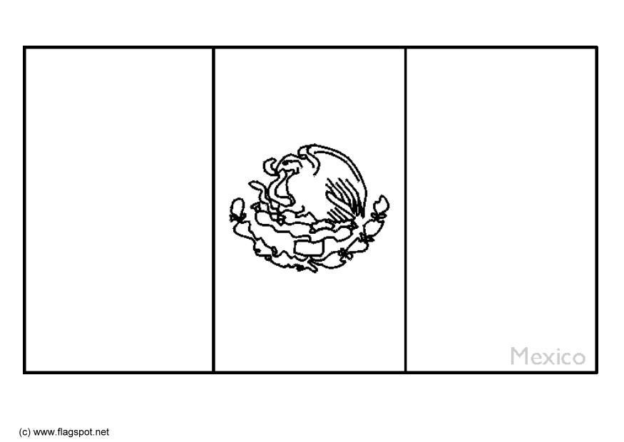 mA©xico Dibujo para colorear mA©xico