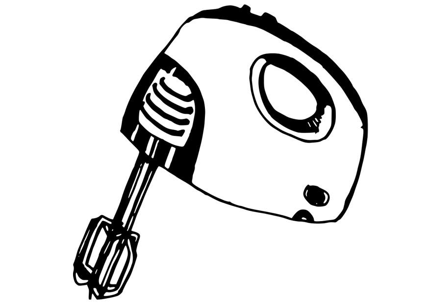 mezcladora Dibujo para colorear mezcladora
