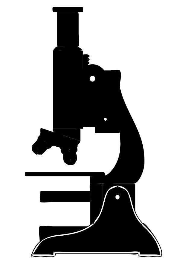 microscopio Dibujo para colorear microscopio