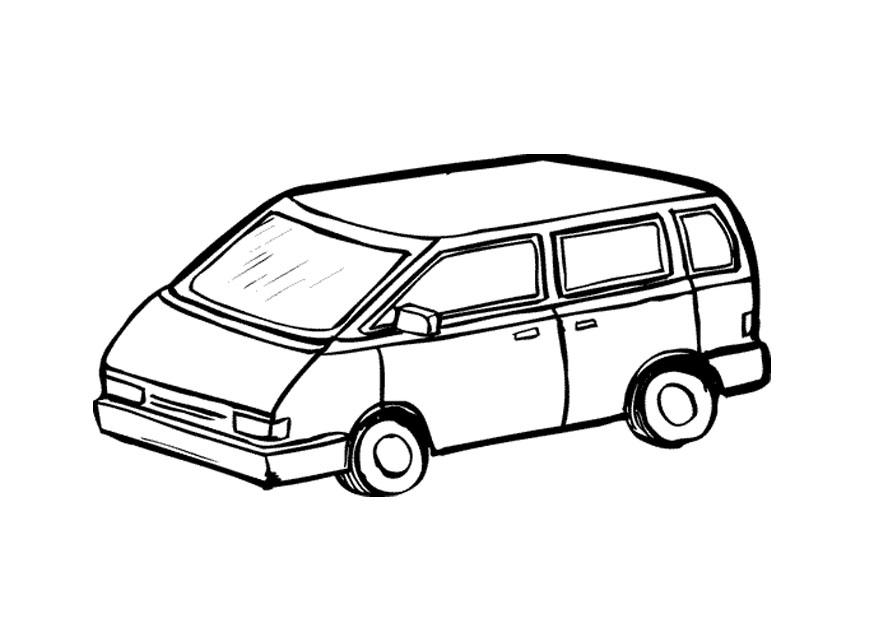monovolumen Dibujo para colorear monovolumen