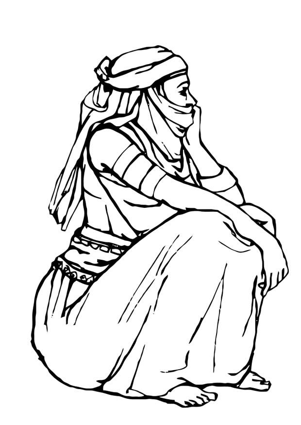 mujer Dibujo para colorear mujer