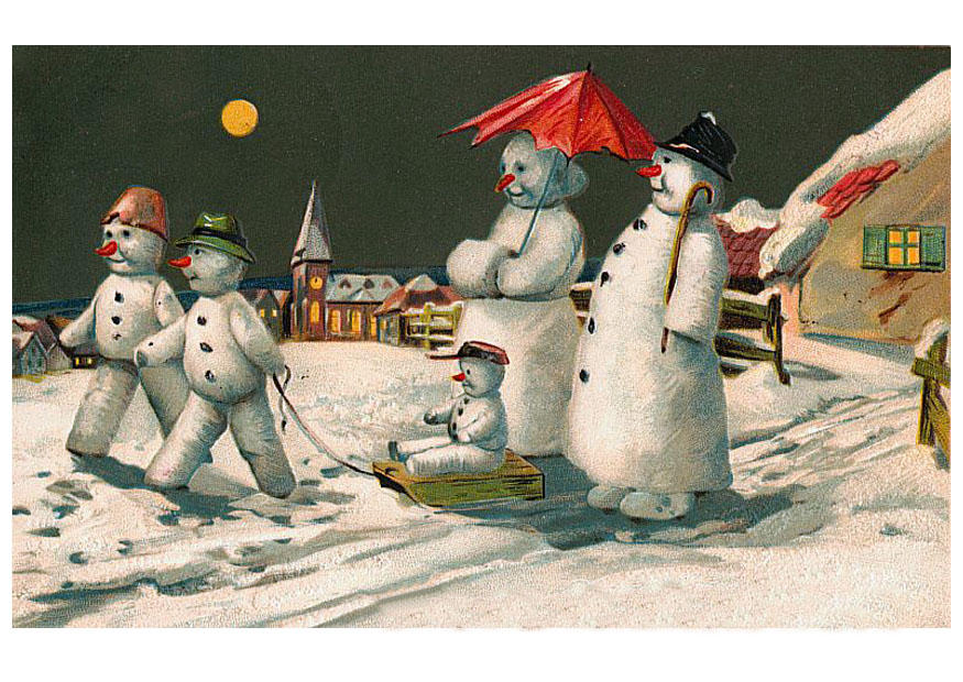 munecos de nieve Imagen munecos de nieve
