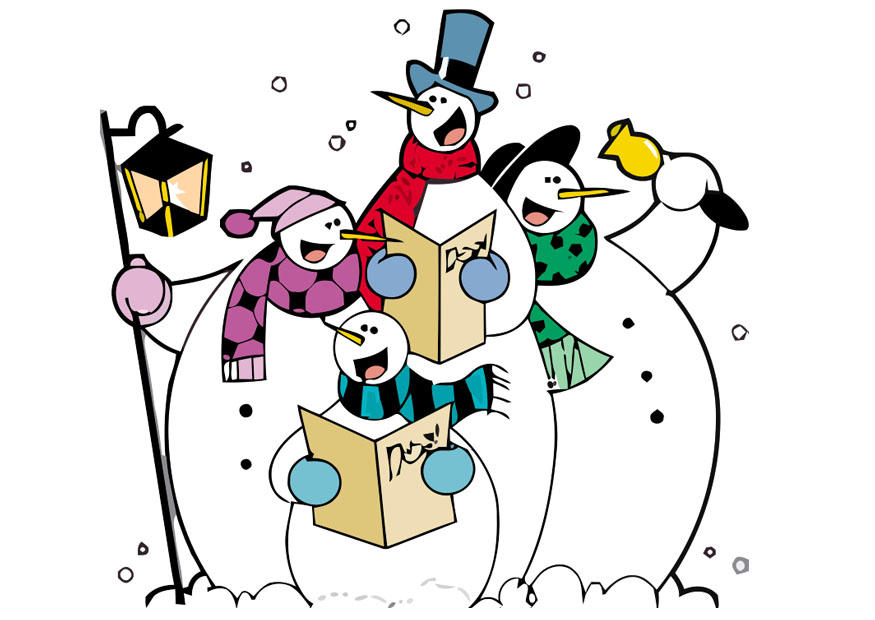 munecos de nieve cantando Imagen munecos de nieve cantando