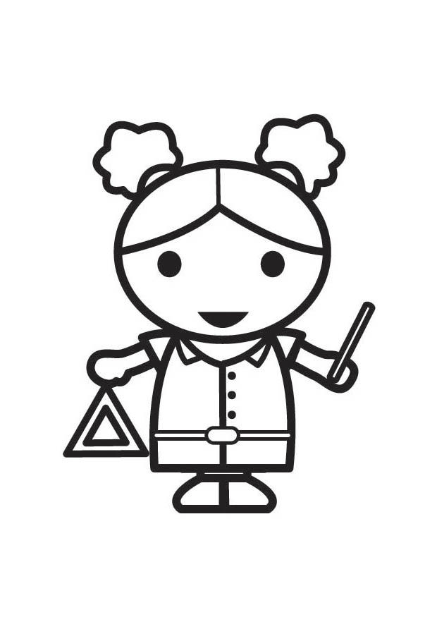 Dibujo para colorear mAºsico - triA¡ngulo