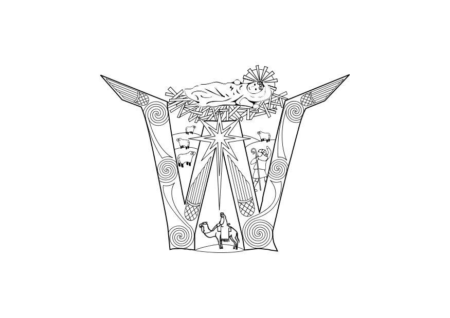 nacimiento Dibujo para colorear nacimiento