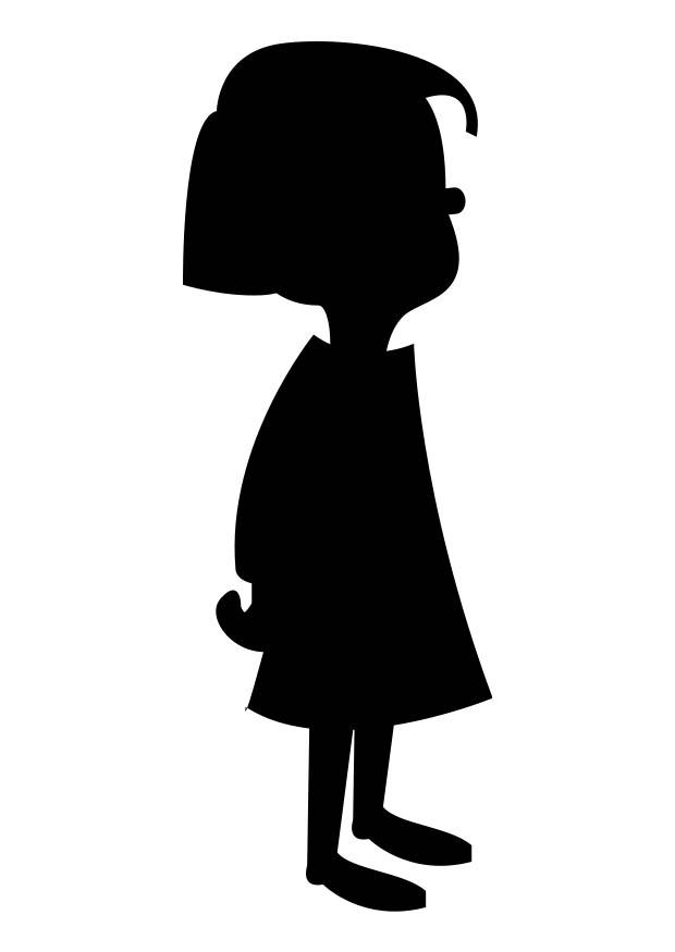 nina Dibujo para colorear nina