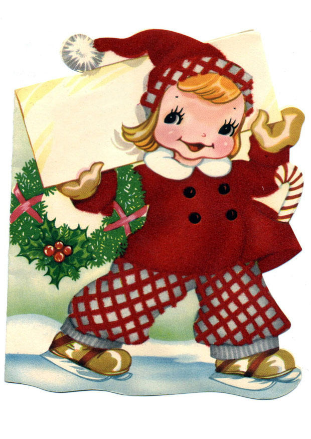 nina con traje de navidad Imagen nina con traje de navidad