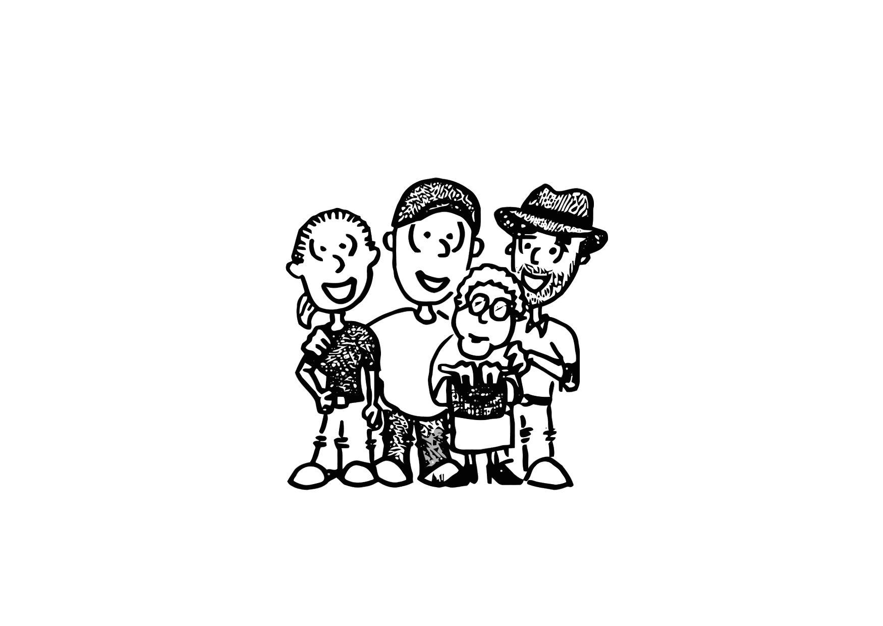 Dibujo para colorear nosotros