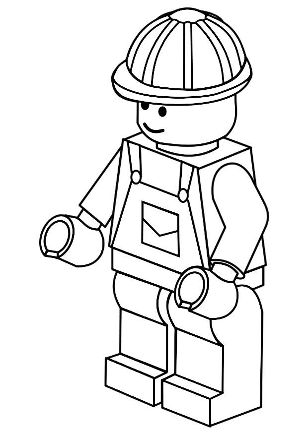 obrero Dibujo para colorear obrero