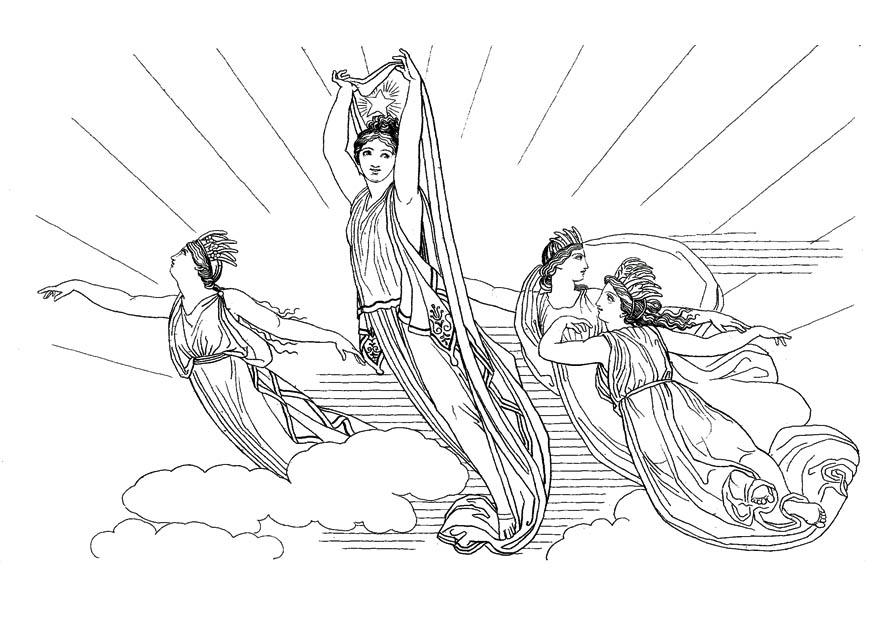 odisea - circe Dibujo para colorear odisea - circe