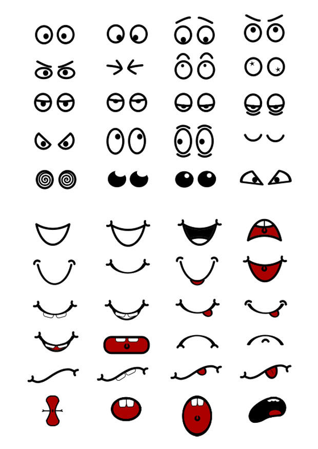 ojos y bocas Imagen ojos y bocas