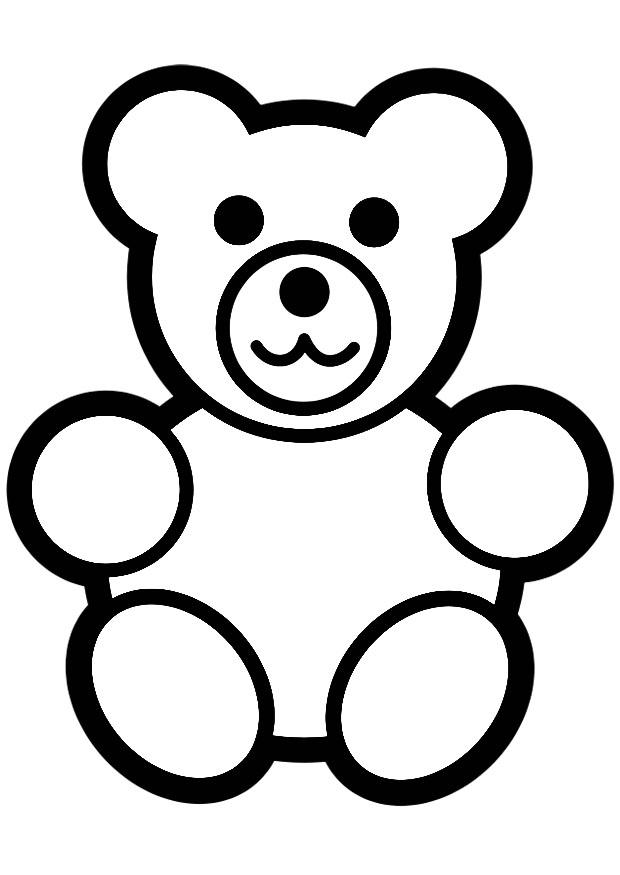 osito Dibujo para colorear osito