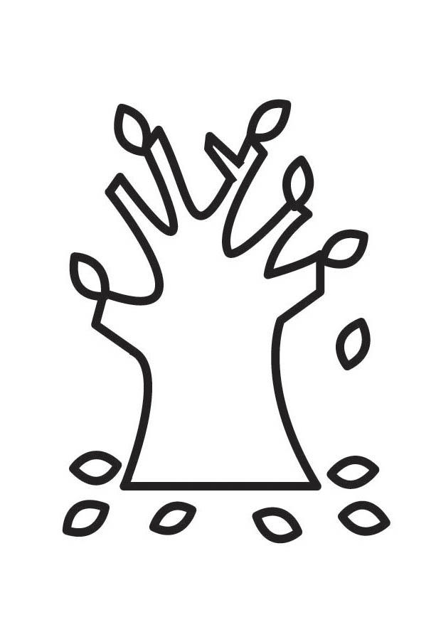 otono Dibujo para colorear otono