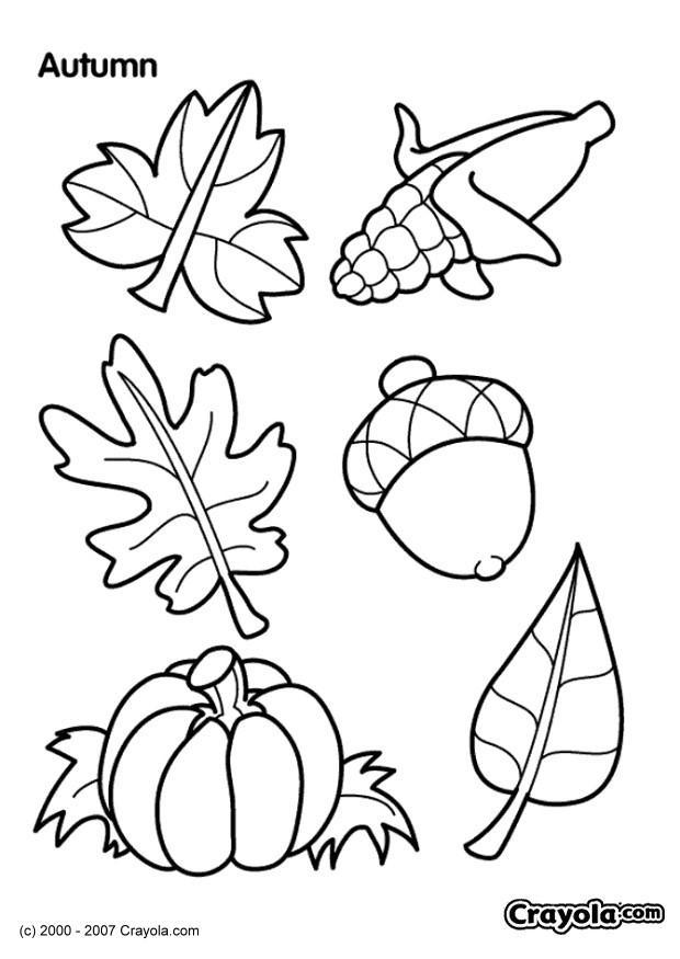otono Dibujo para colorear otono