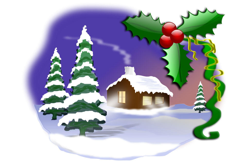 Imagen paisaje de navidad