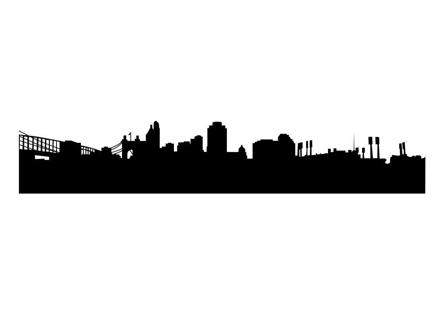 paisaje urbano Dibujo para colorear paisaje urbano