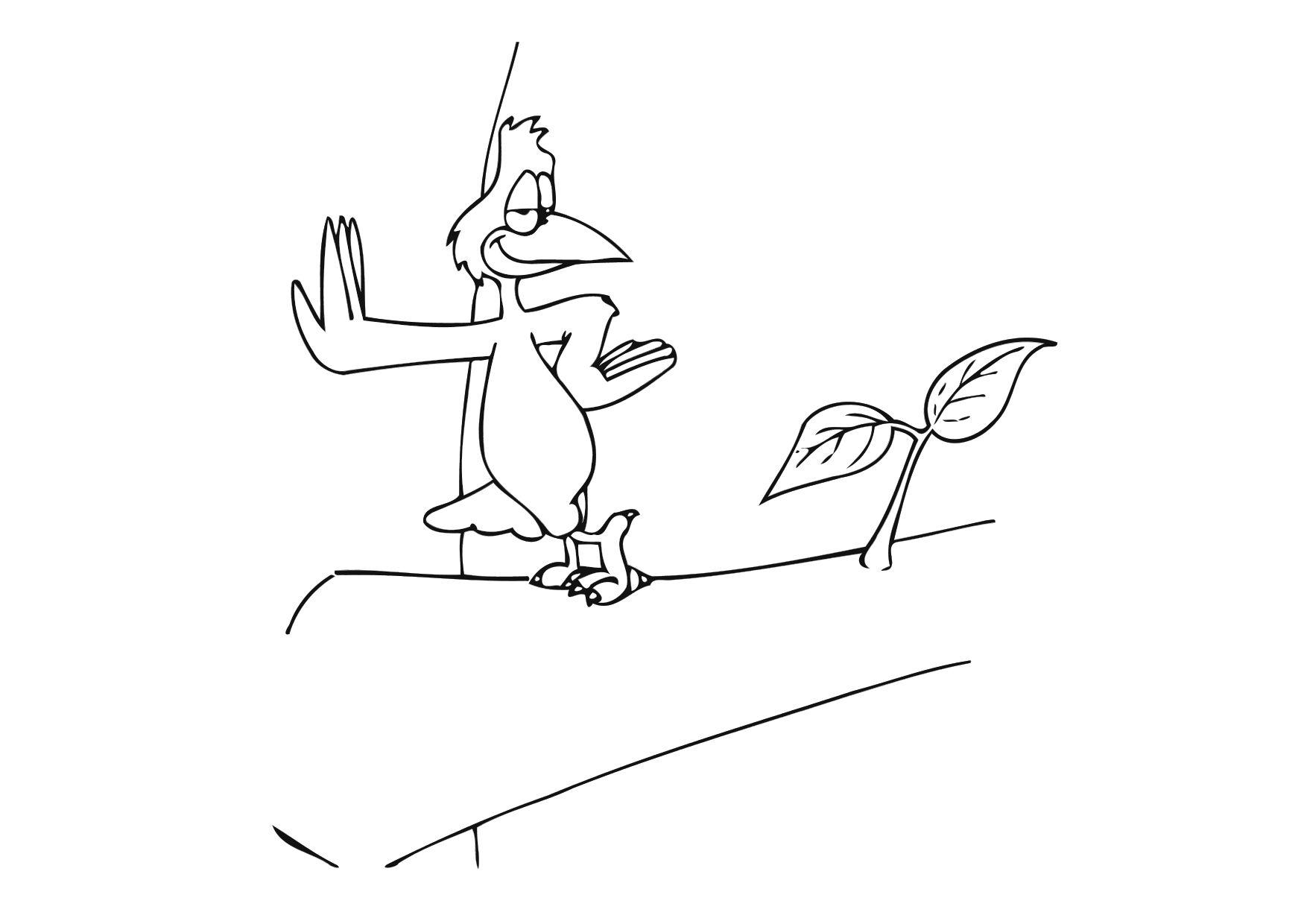 pA¡jaro Dibujo para colorear pA¡jaro
