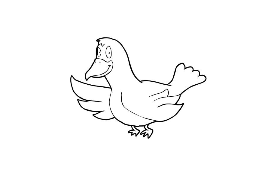 Dibujo para colorear pA¡jaro