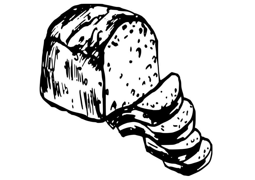 pan Dibujo para colorear pan
