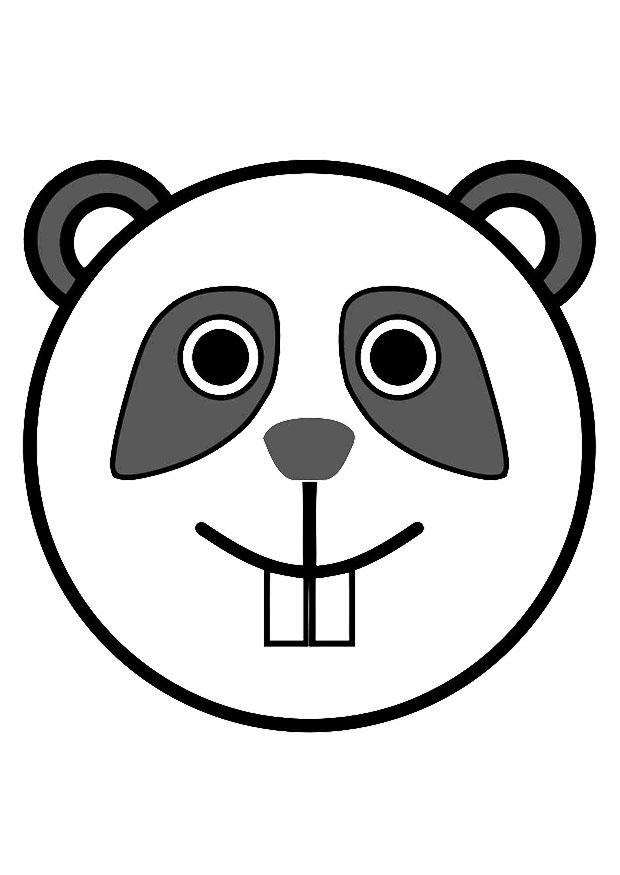 panda Dibujo para colorear panda