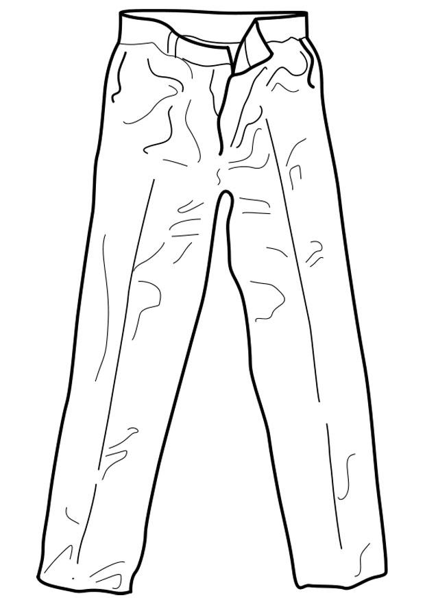Dibujo para colorear pantalA³n